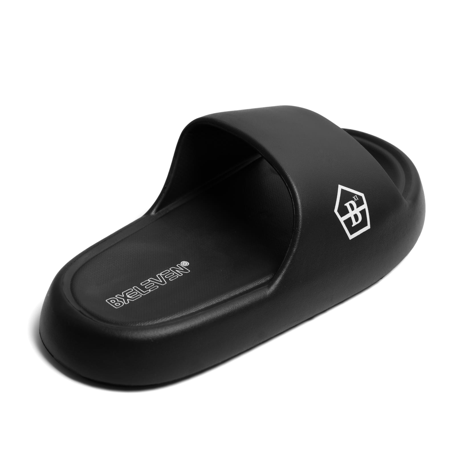 BXELEVEN Branded Sliders - Black